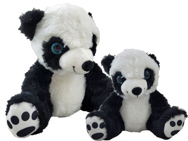 18cm Cute Sitting Panda Soft Toy...Assorted Picked At Random